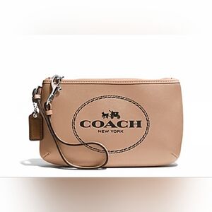 Coach Designer Horse & Carriage Tan Designer Wallet Clutch Wristlet Bag